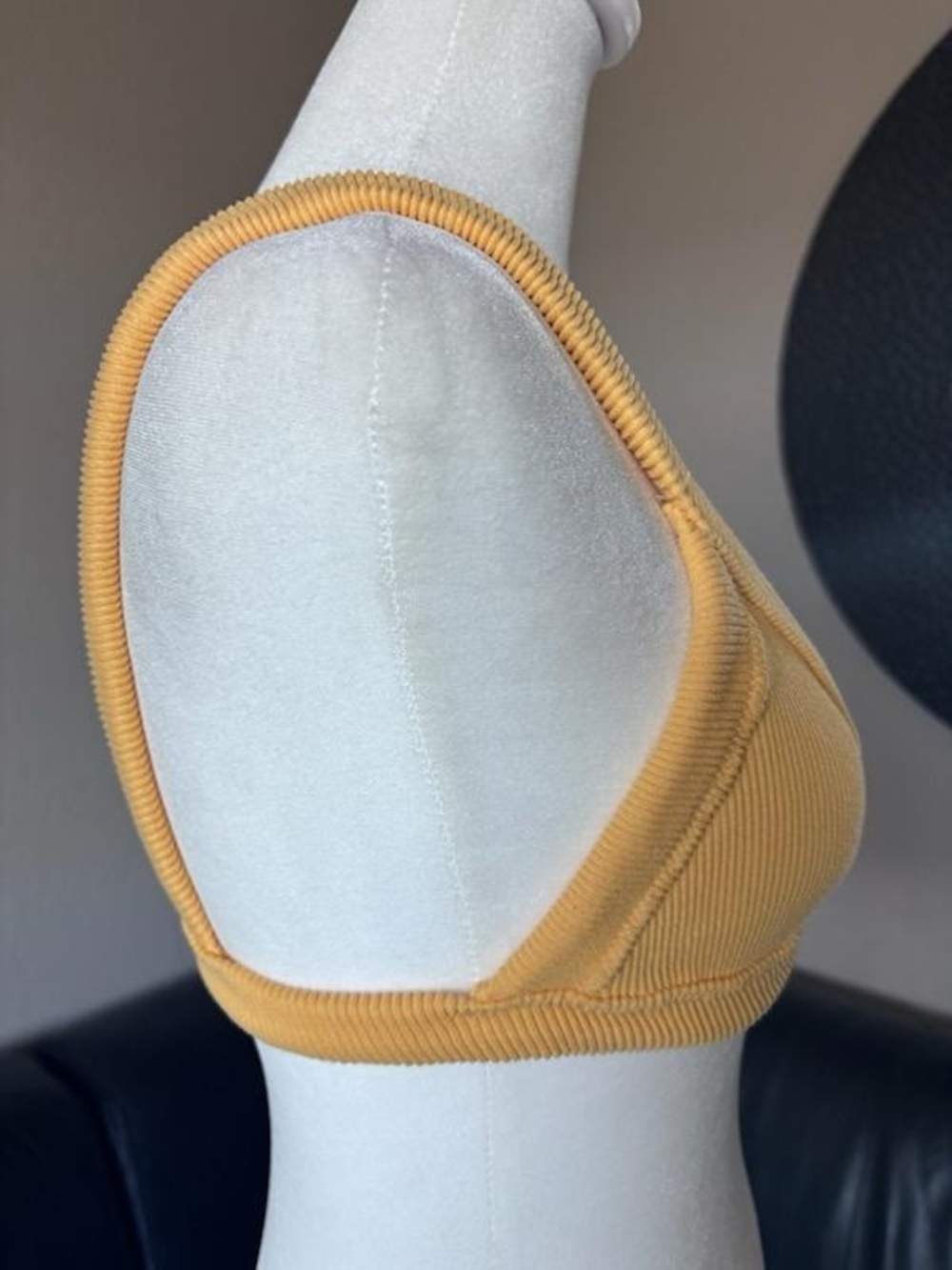 Free People Intimately 
All Day Ribbed Bralette
size M/L
color Marigold - Picture 4 of 5